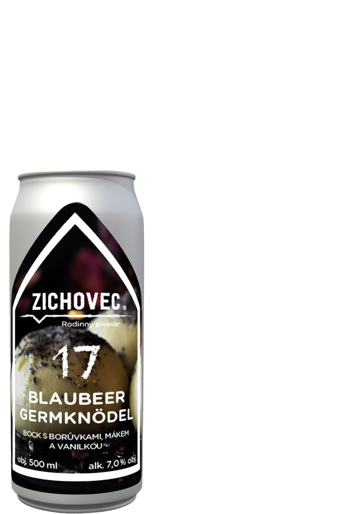 Pivovar Zichovec - Blaubeer Germknödel